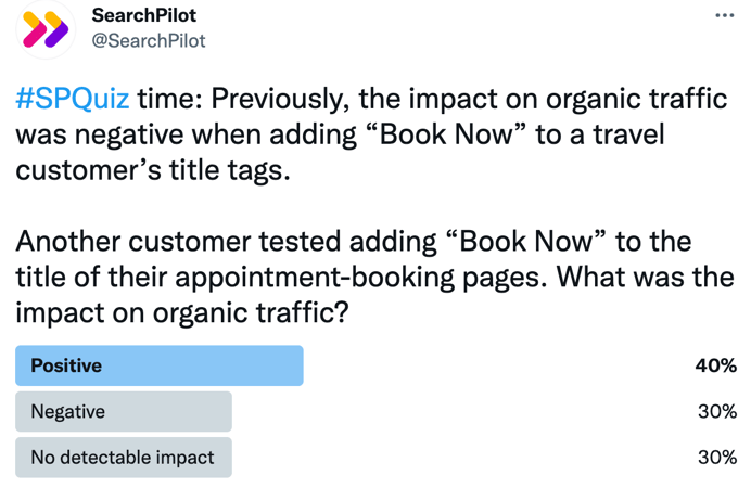 Revisiting 'Book Now': does it help local page SEO?