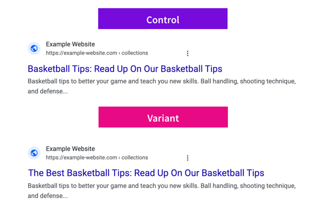 Can incorporating ‘the best’ into your title tag improve organic traffic?