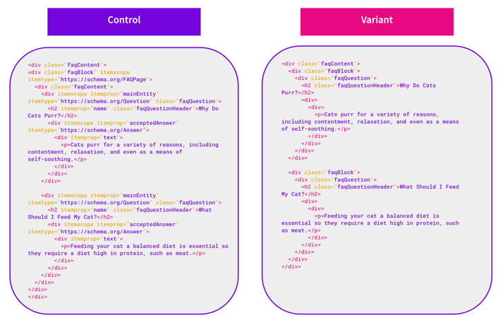 How does removing FAQ markup on pages with valid schema impact SEO?