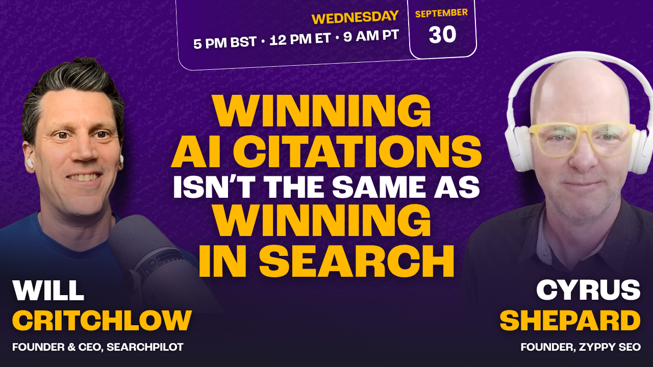 Winning AI citations isn't the same as winning in search | With Cyrus Shepard