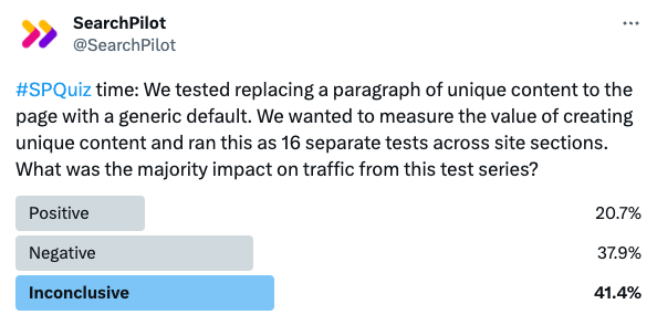 Twitter Quiz Poll
