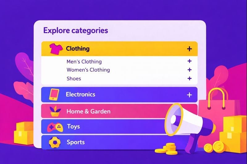 Can a Categories Accordion Boost Organic Traffic?