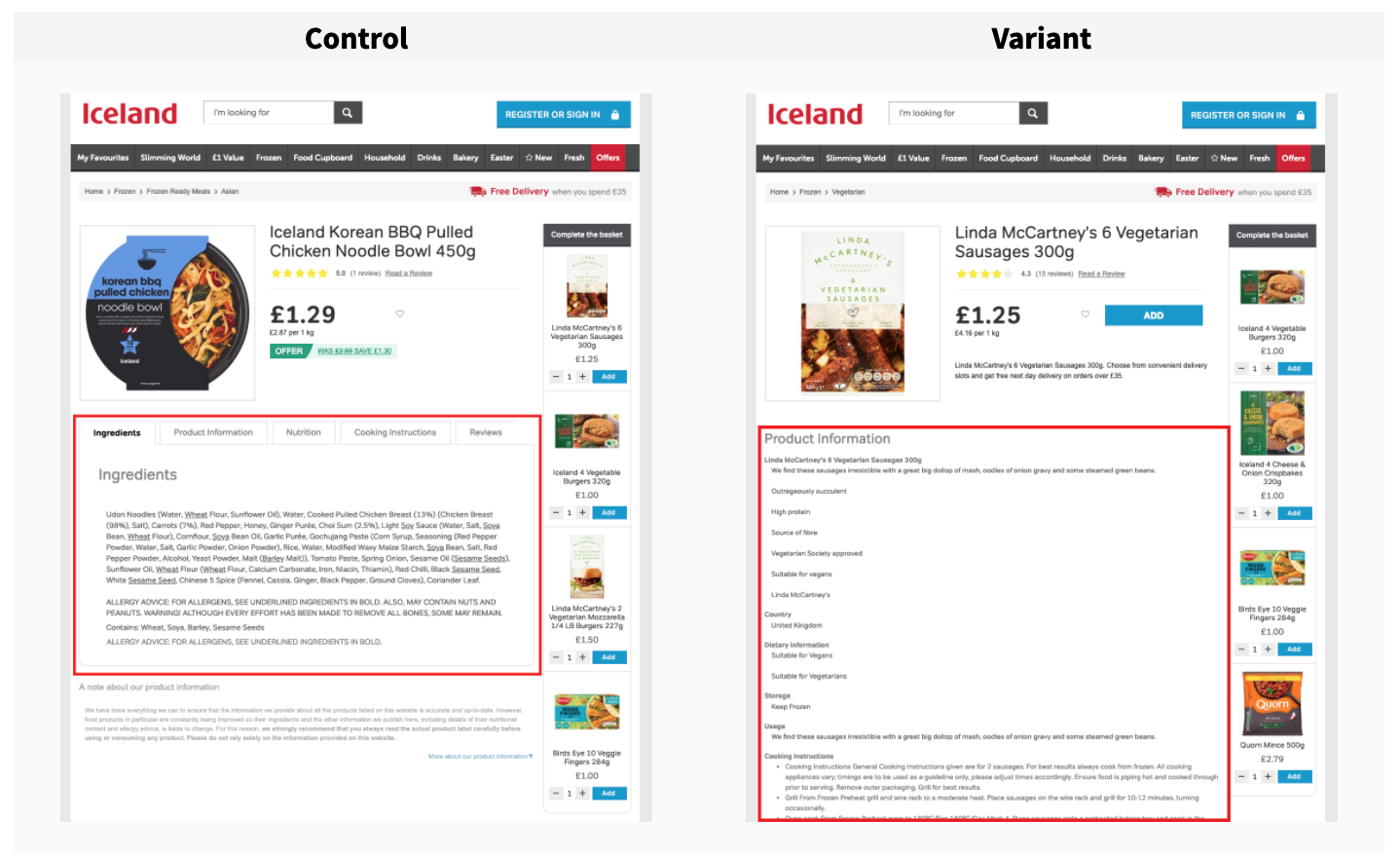 SEO A/B test results: Are tabs a problem for SEO?