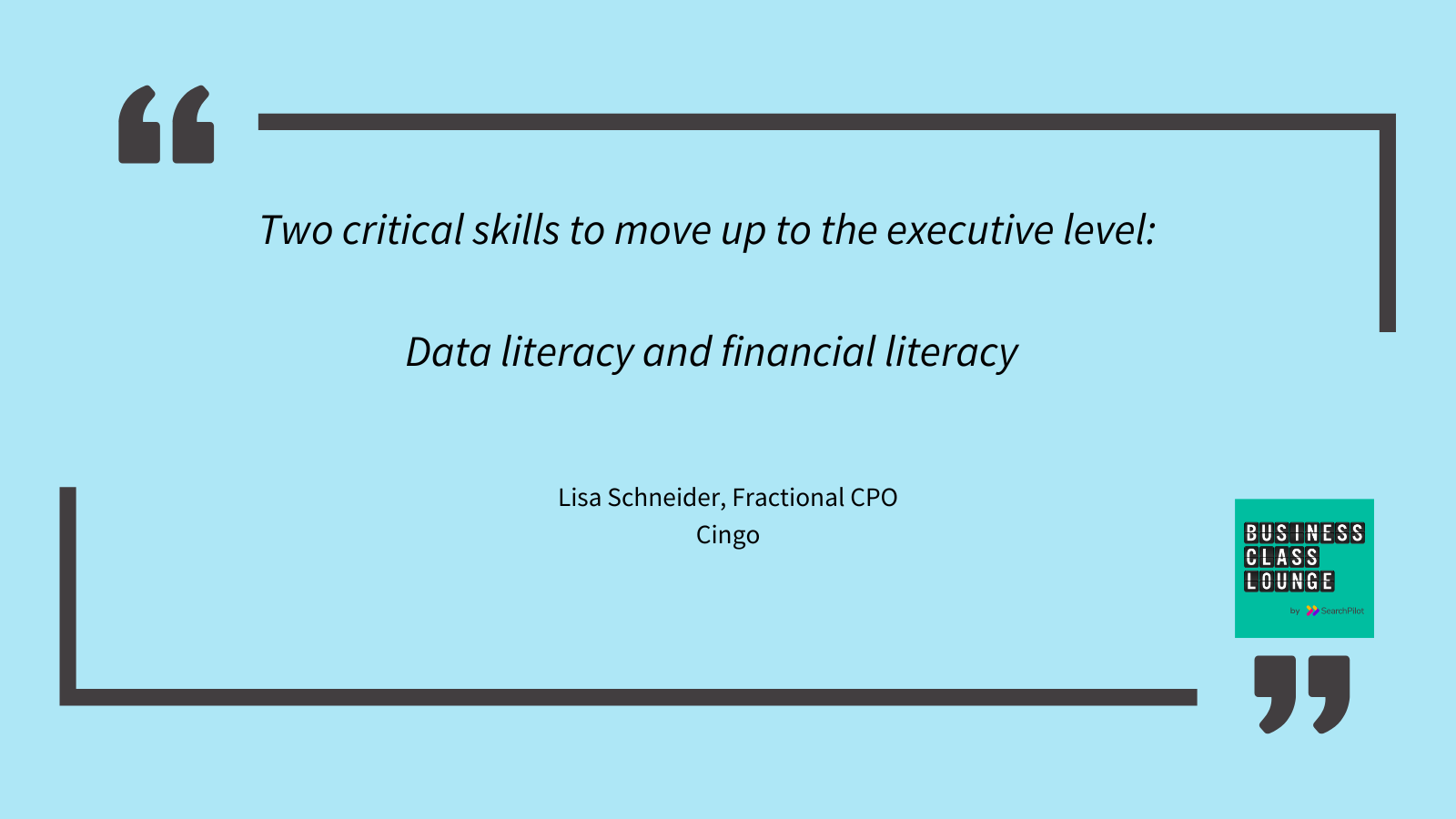 Data and financial literacy