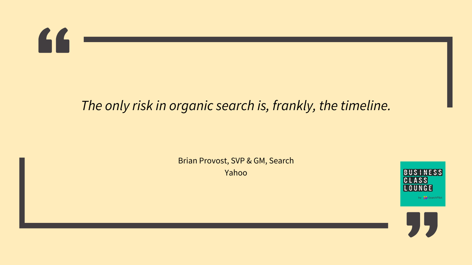 Organic risk is timeline