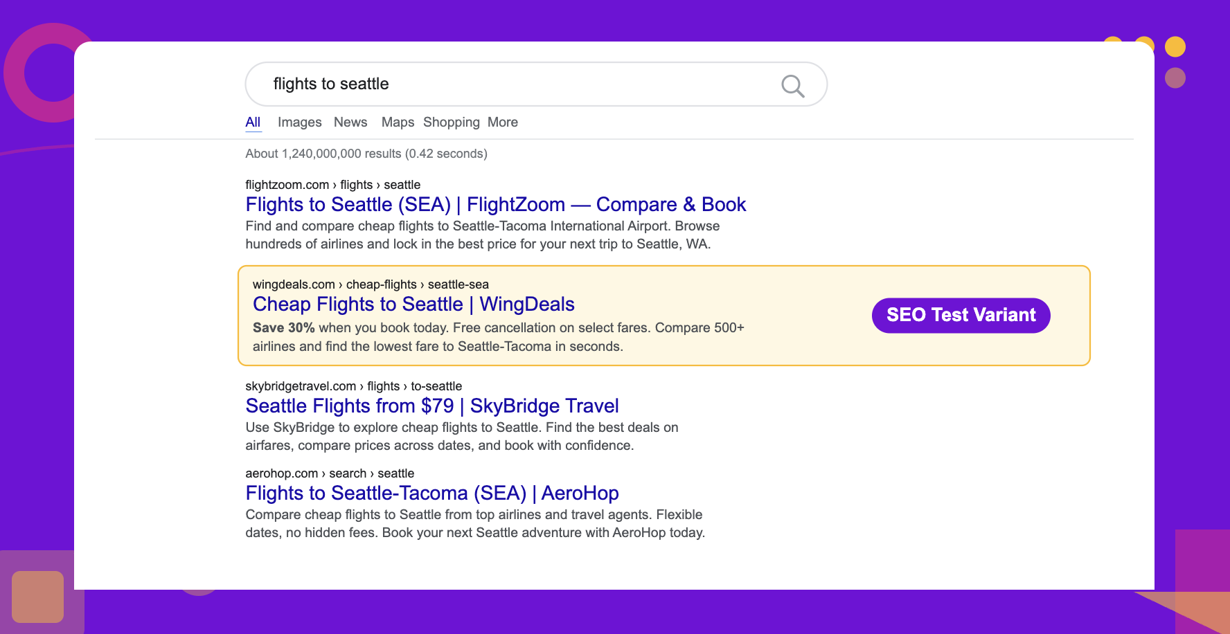 Does Adding 'Save 30%' Messaging to Meta Descriptions Improve Organic Traffic?