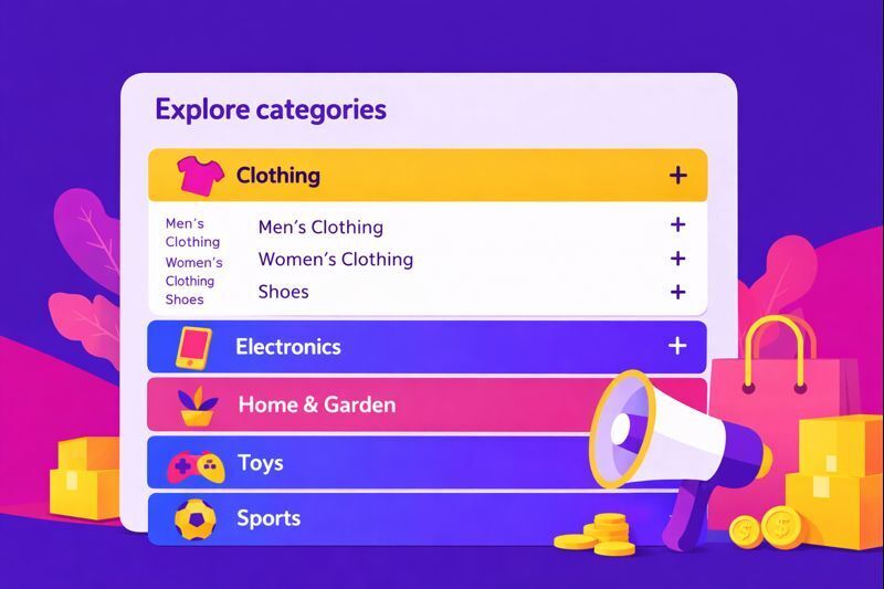 Can a Categories Accordion Boost Organic Traffic?