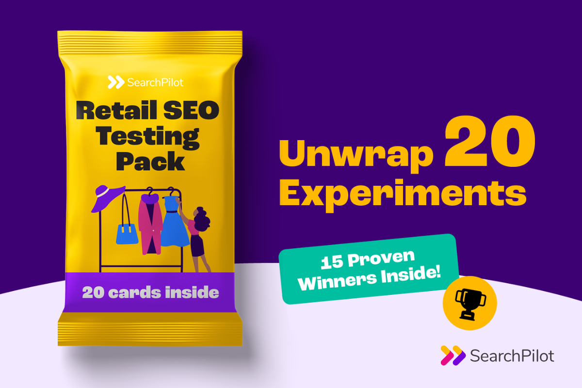 Retail SEO Testing Pack — Unwrap 20 Experiments