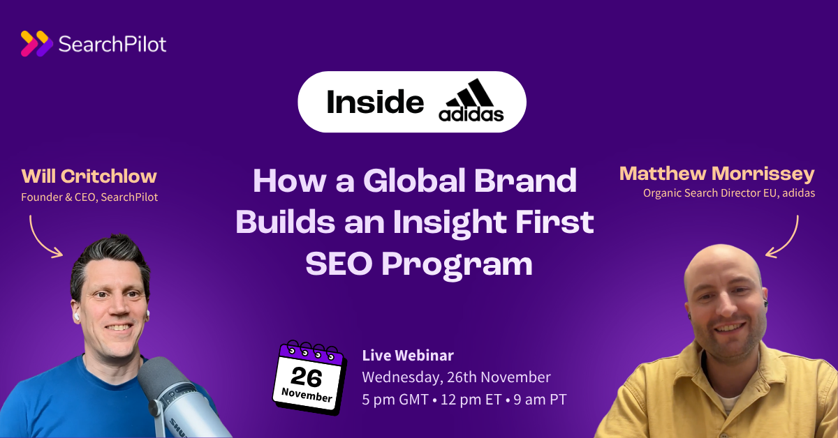 Inside Adidas: How a Global Brand Builds an Insight-First SEO Programme