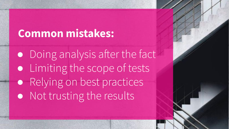 Common mistakes in SEO testing