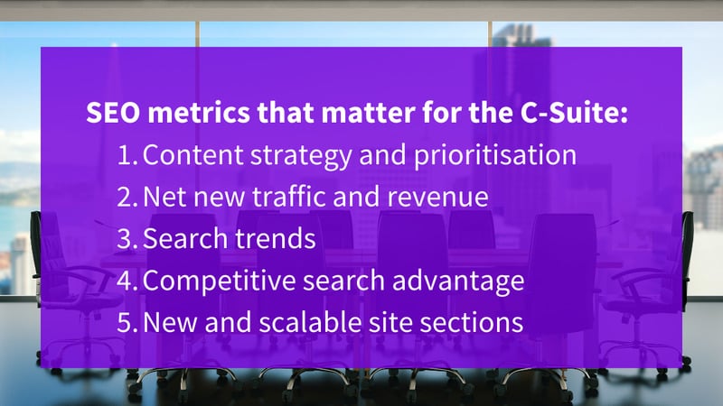 Which SEO Metrics Should Be Brought to the C-suite?