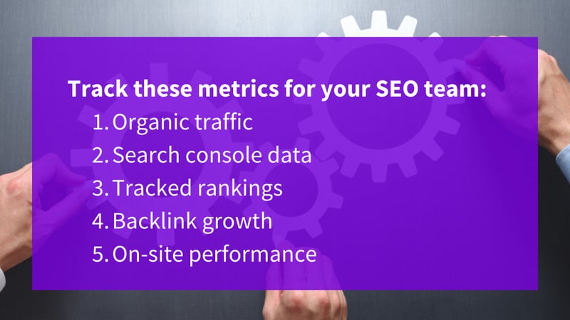 Metrics for SEO teams